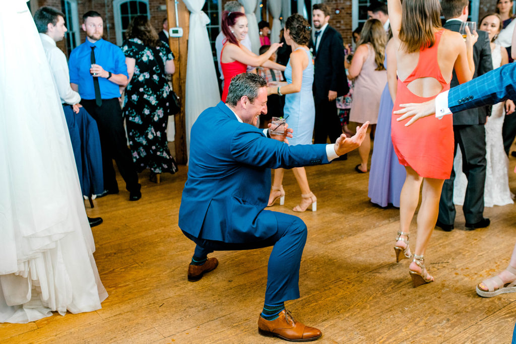 Caitlin and Forrest at Melrose Knitting Mill
