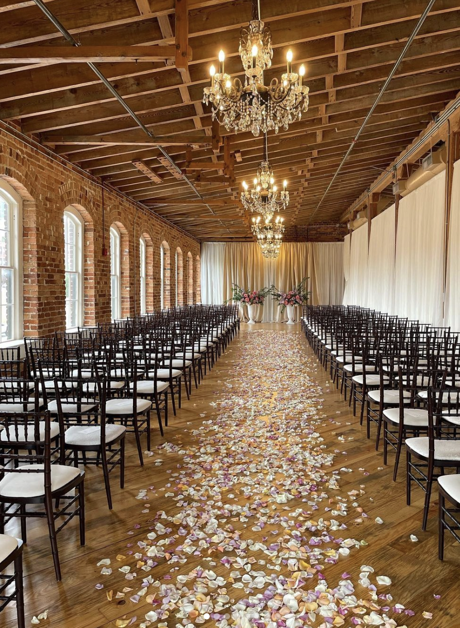 Melrose petal walkway