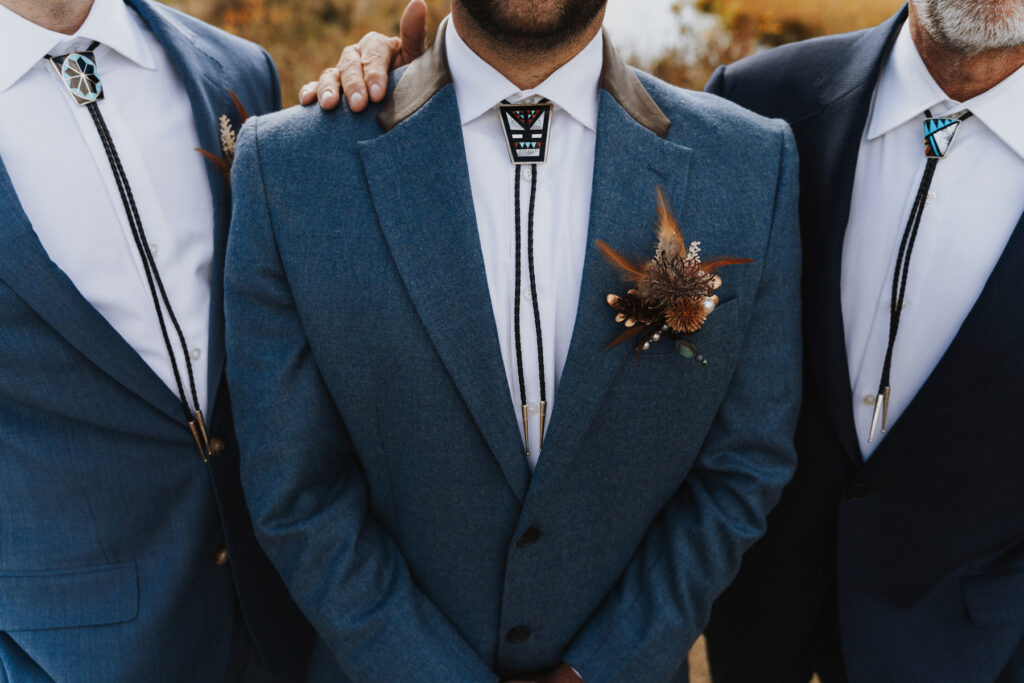 Bolo Tie Wedding Groom
