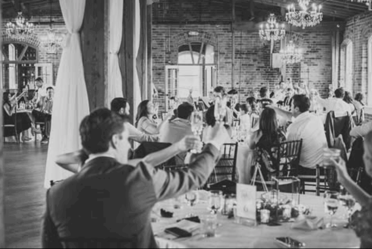 Cheers at Melrose Knitting Mill