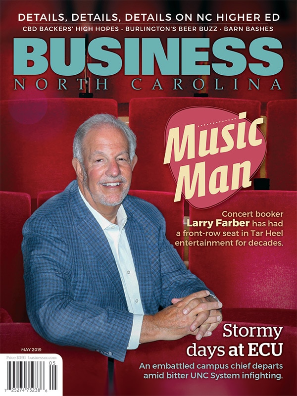 2019-05 - Business North Carolina Magazine - cover_may19